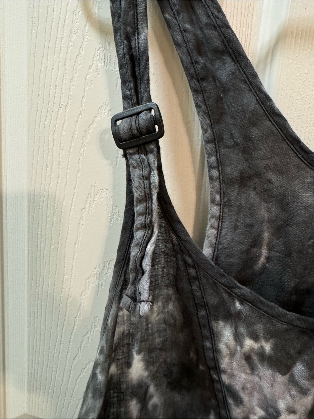 Cynthia Ashby Womens Emen Overall 100% Linen Thunder Tie Dye Size XL - Picture 8 of 16